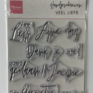 HANDGESCHREVEN - VEEL LIEFS A6 110x150 MM