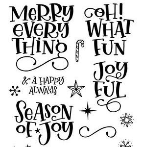 A6 HANDLETTER - MERRY X-MAS