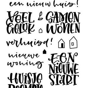 A6 - HANDLETTER - NIEUWE WONING TEKST