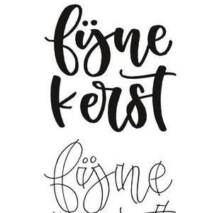 A6 - HANDLETTER - FIJNE KERST