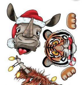 A6 - FUNNY ANIMALS 5 KERST