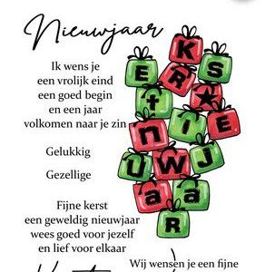 A6 - TEKST KERSTMIS - NIEUWJAAR
