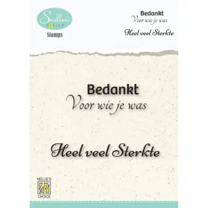 CONDOLEANCE TEKSTEN NR 4 BEDANKT VOOR WIE JE WAS