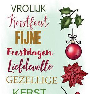 A6 - KERSTTEKSTEN & DECORATIES
