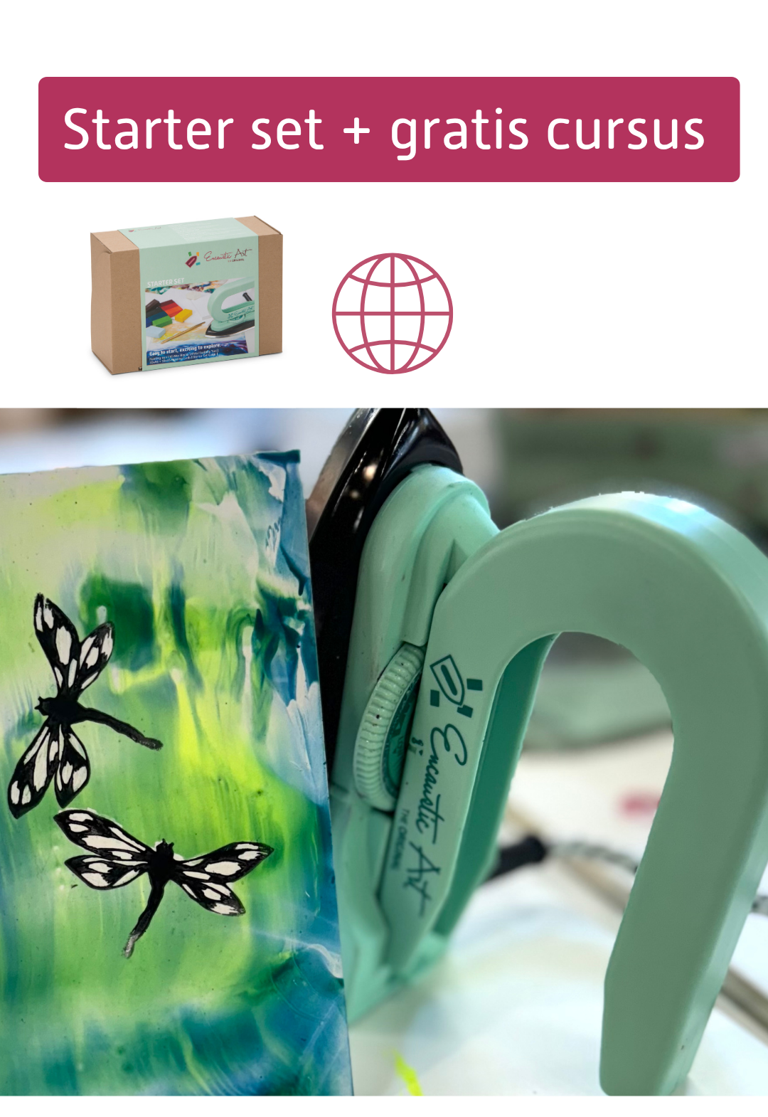 AANBIEDING BASIS SET ENCAUSTIC ART & GRATIS ONLINE CURSUS